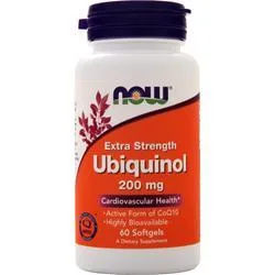 Now Ubiquinol - Extra Strength (200mg) 60 sgels