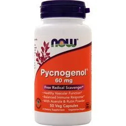 Now Pycnogenol (60mg) 50 vcaps