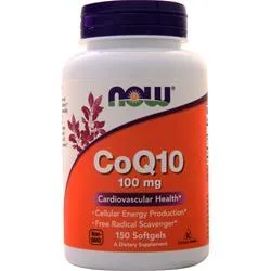 Now CoQ10 (100mg) 150 sgels