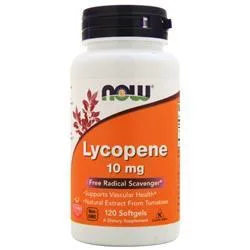 Now Lycopene (10mg) 120 sgels
