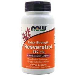 Now Resveratrol - Extra Strength (350mg) 60 vcaps