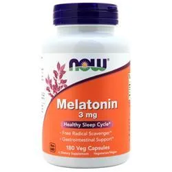 Now Melatonin (3mg) 180 vcaps